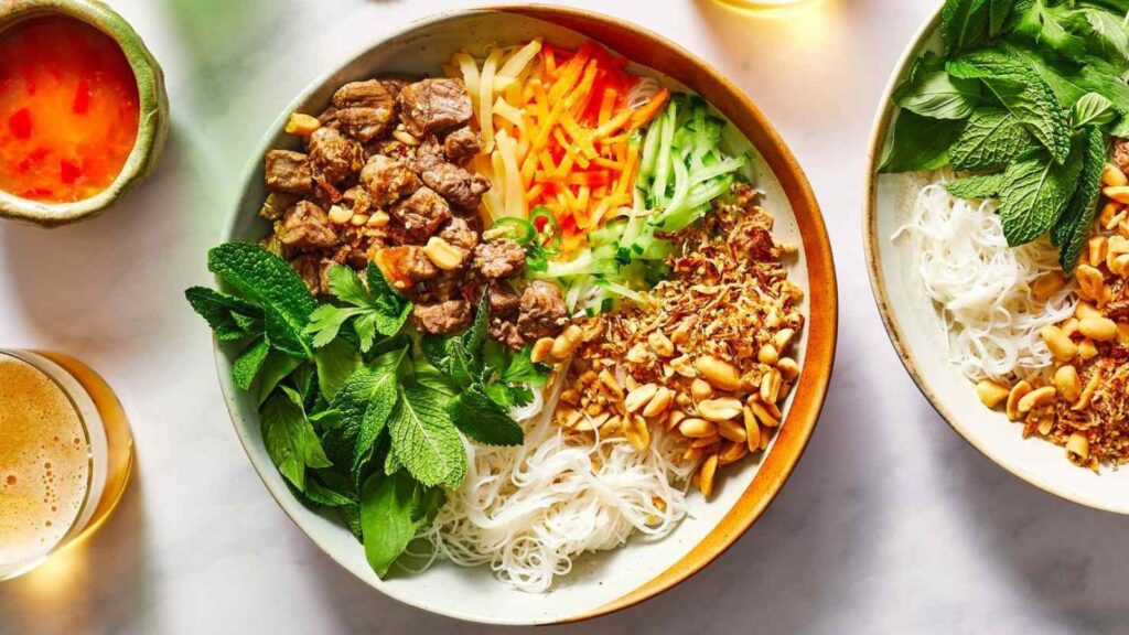 try the vietnamese bun thit nuong
