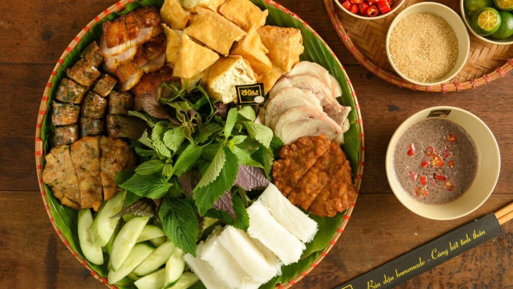 vietnam bun dau mam tom