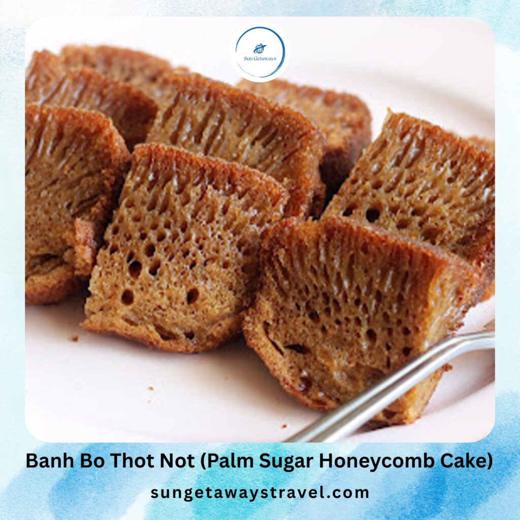 Banh Bo Thot Not (Palm Sugar Honeycomb Cake)