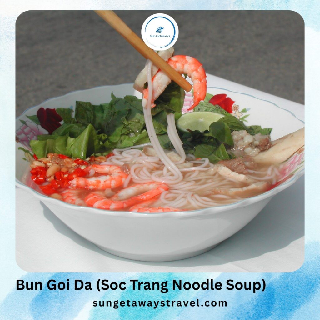 Bun Goi Da (Soc Trang Noodle Soup)