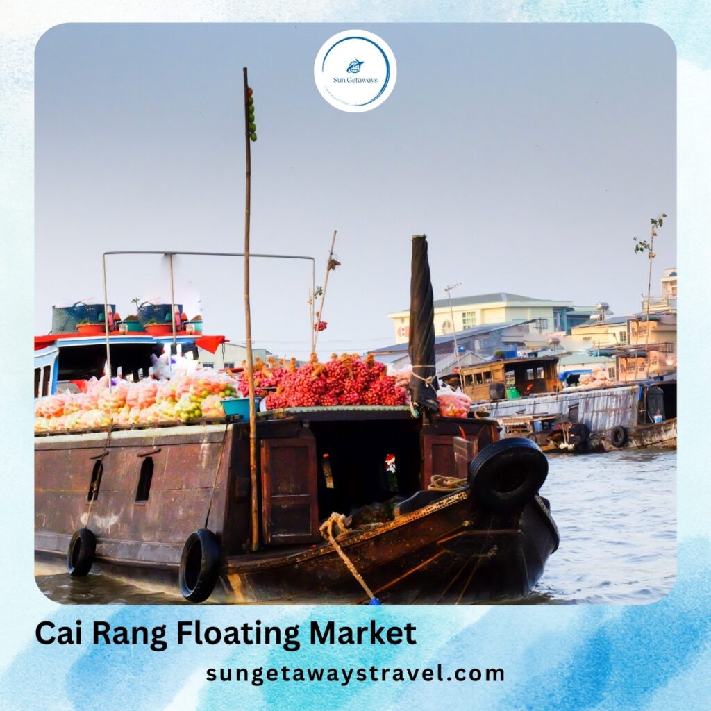 Cai Rang Floating Market - where to go in Mekong Delta