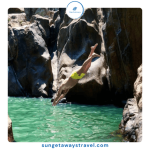 cliff jumping in Vietnam