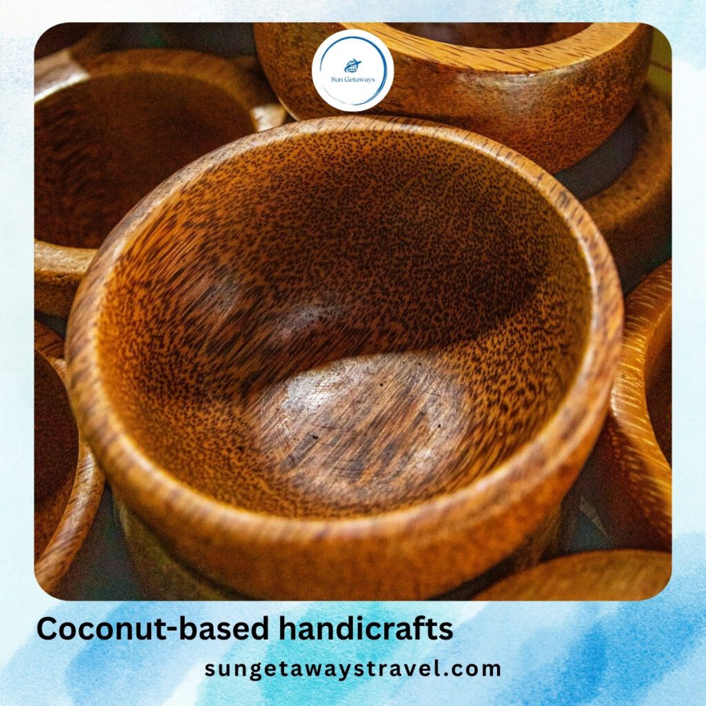Coconut-based handicrafts