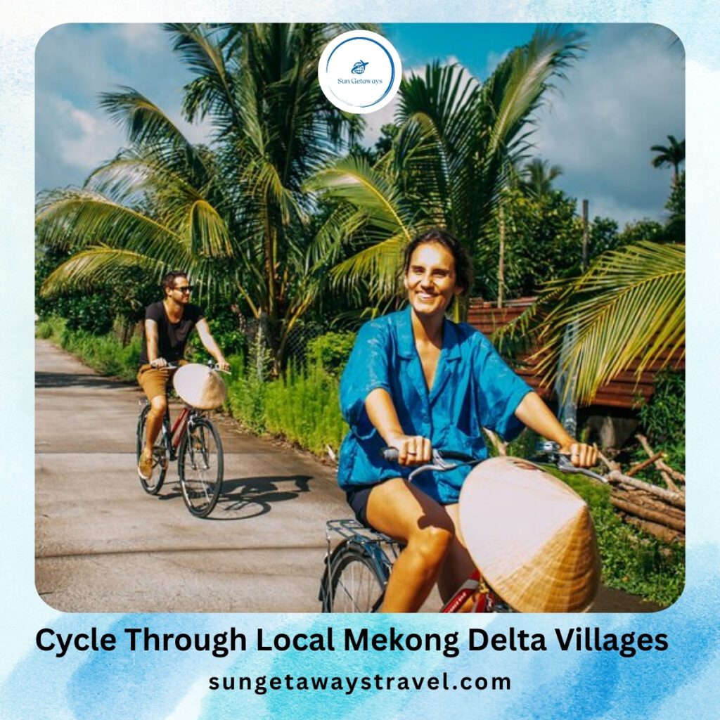 Cycle Through Local Mekong Delta Villages