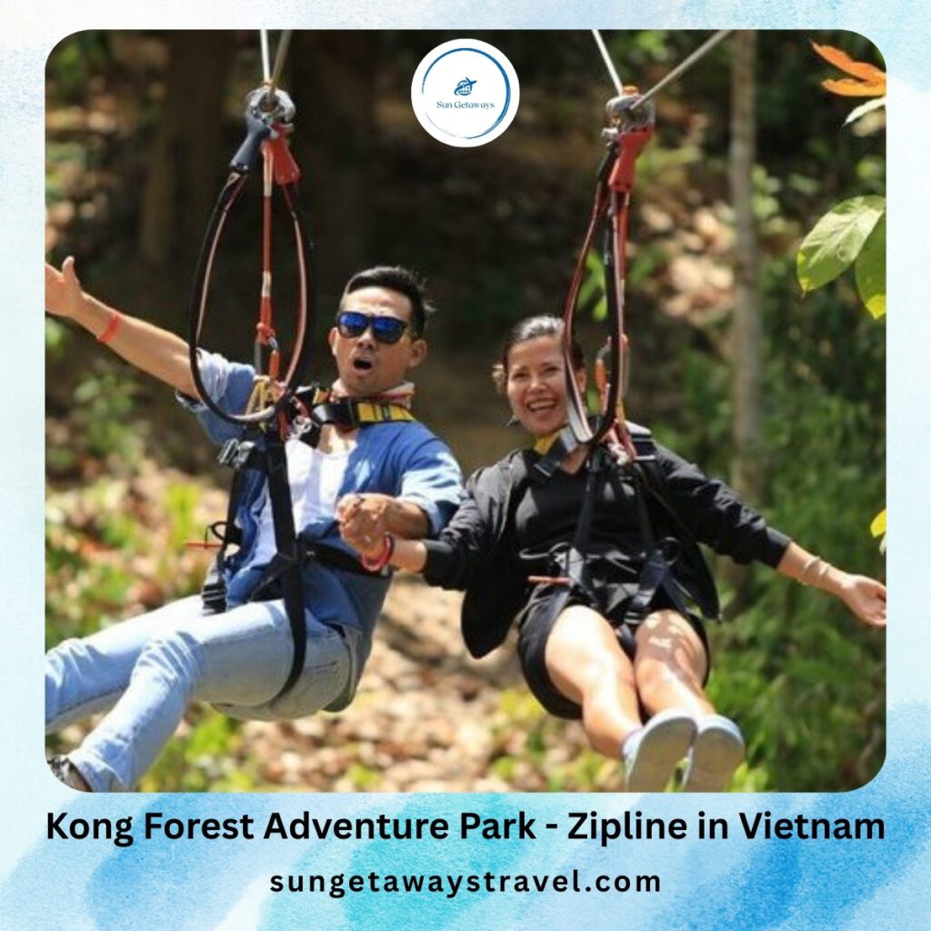 Kong Forest Adventure Park - Zipline in Vietnam
