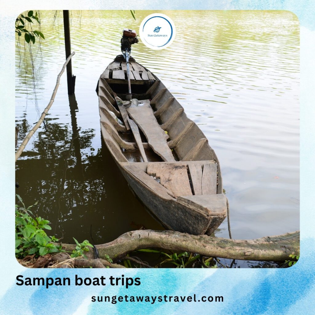 Sampan boat trips