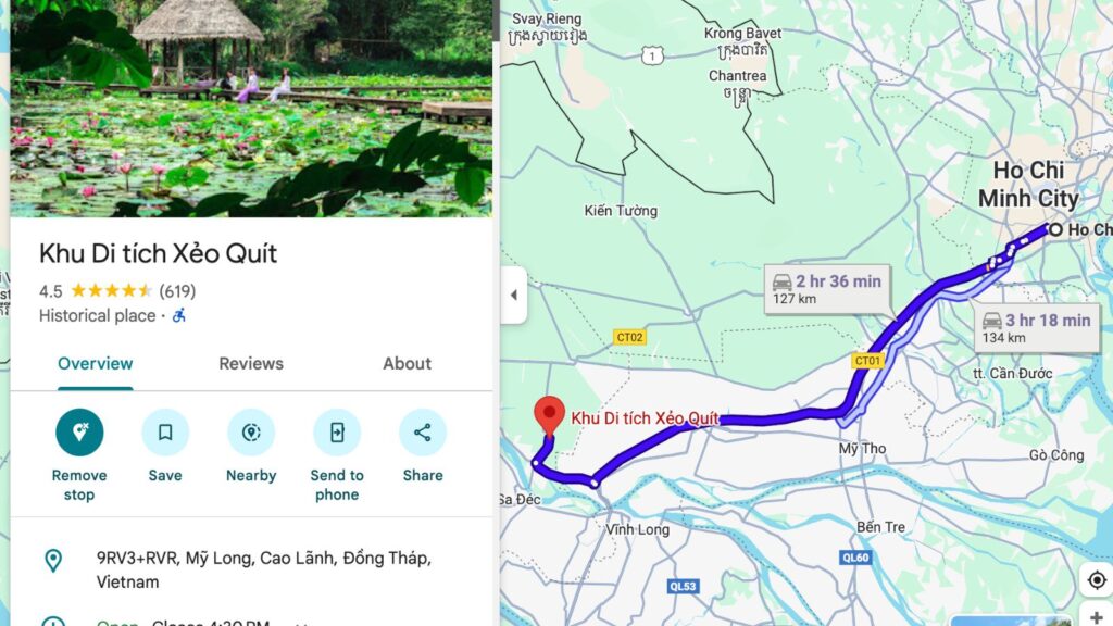 visit Xeo Quyt Relic Site