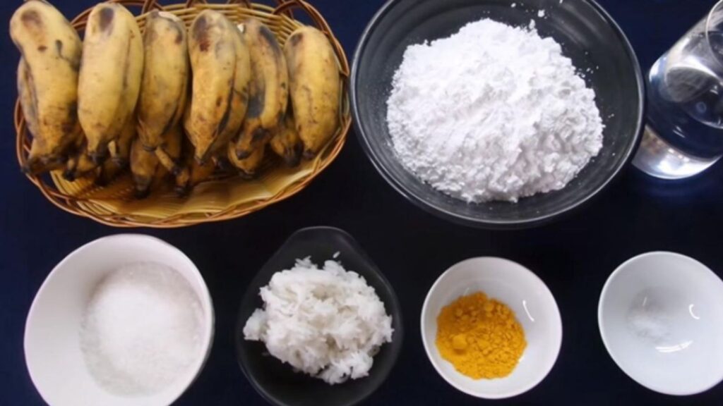 Vietnam Banana Cake ingredients