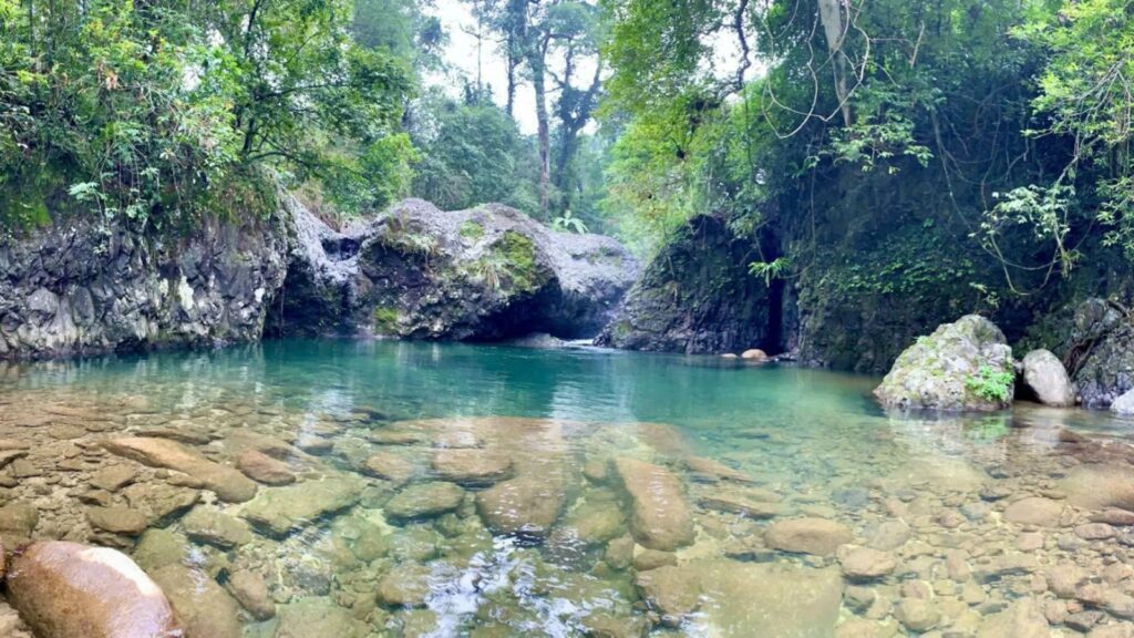 vu quang national park waterfall