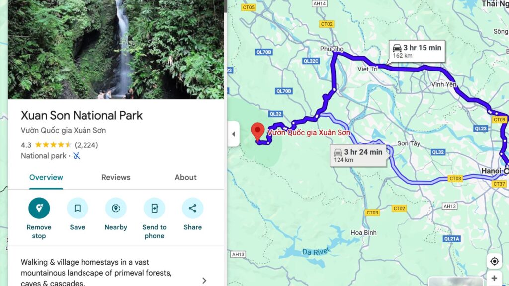 visit Xuan Son National Park