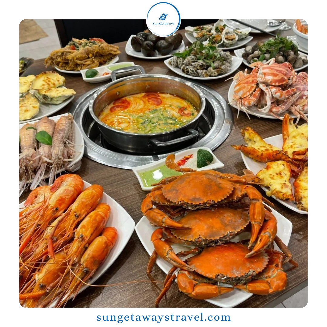seafood buffets - crab, hotpot, shrimp