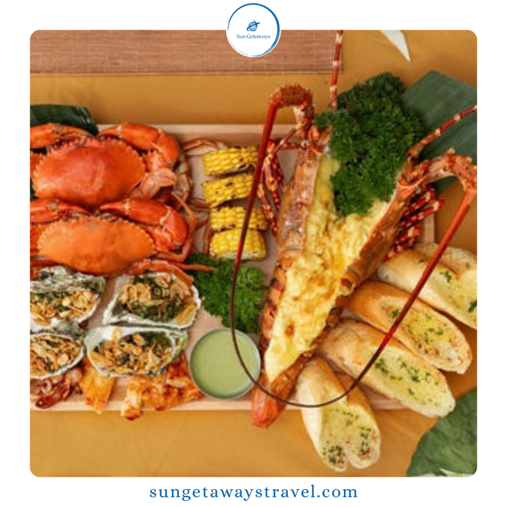 shrimp, crab, cheese, grilled, seafood