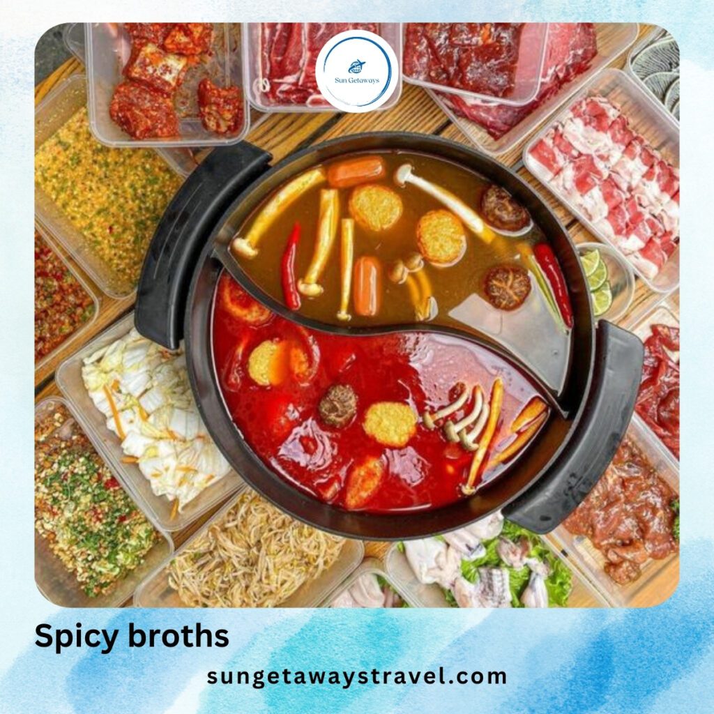 Spicy broths