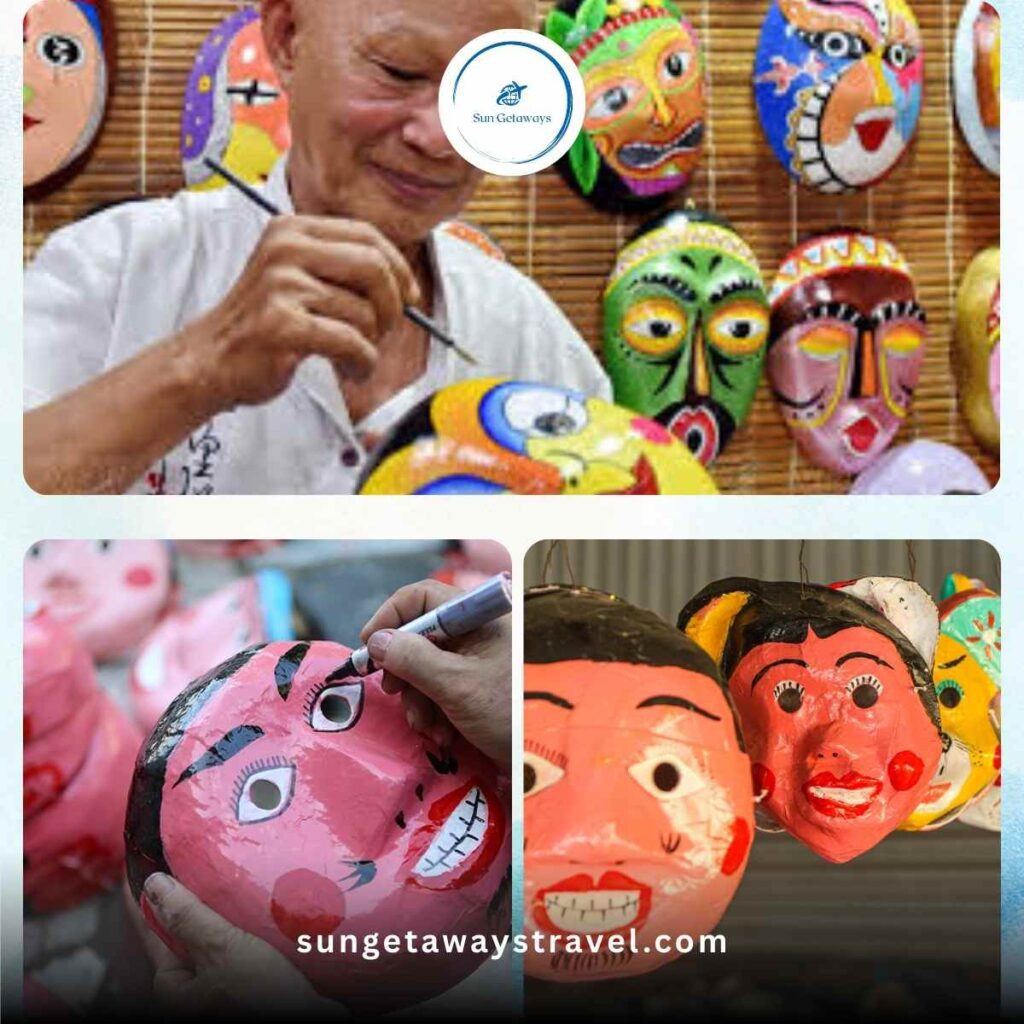 Materials Used in Vietnamese Folk Mask Making Tradition