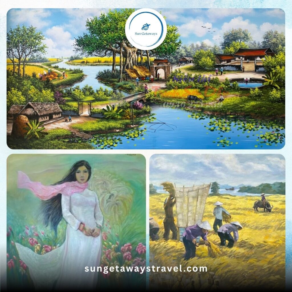 Common Themes in Vietnamese Oil Painting