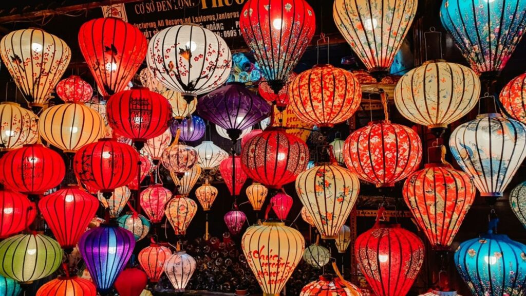 lantern street in hoi an