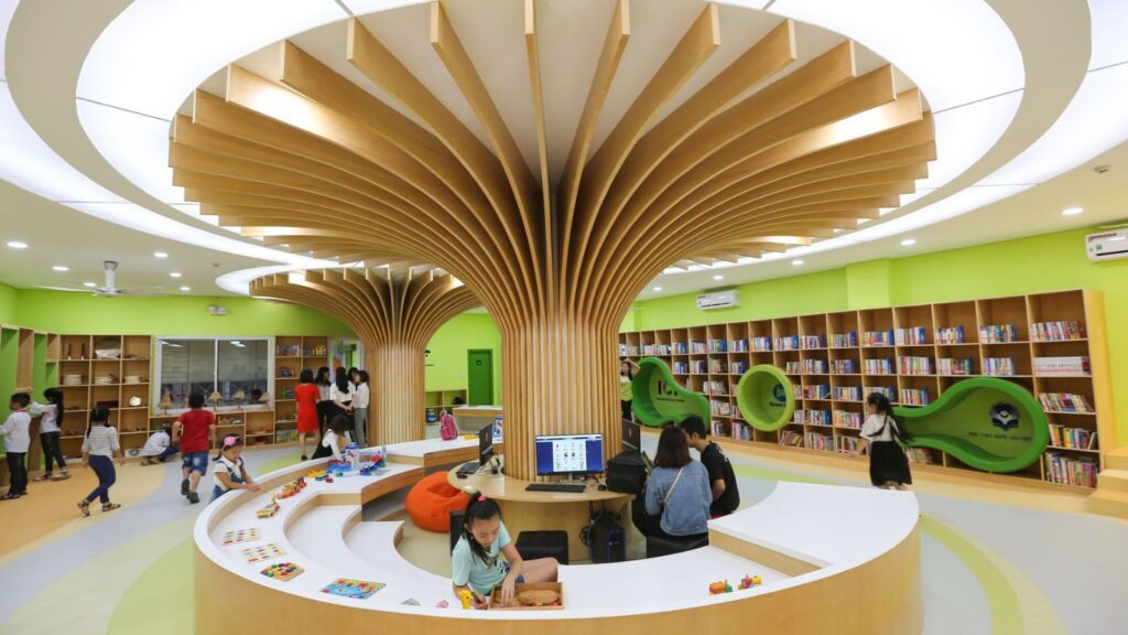 national library in Hanoi