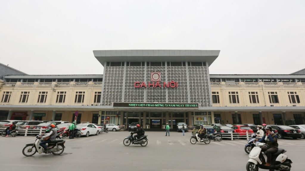 Famous train stations in Vietnam Hanoi